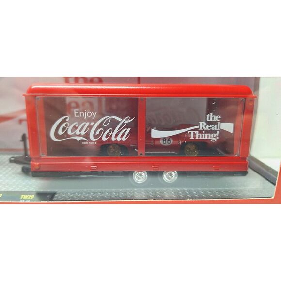 M2 Machines Coca Cola 1973 Chevrolet Cheyenne Super 30 and 1959 Corvette XP-86 - Picture 4 of 7